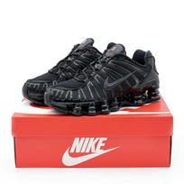 AR3566-002 Nike Shox TL Juodi ir Maksimaliai Oranžiniai Hematito (Moteriškas) 9W black