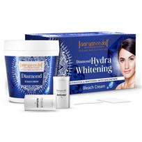 Aryanveda Diamond Bleach Cream for Face & Body - 250g | Instant Brightening | Skin Lightening | For Women | Suitable for All Skin Types blue