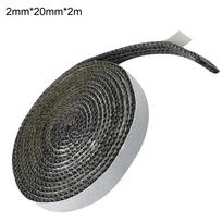 Long-lasting Performance Fireplace Sealing Rope Glass Seal Rope Stove Rope 2mm*20mm*2m gray