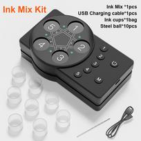 Anti-sedimentation Portable Magnetic Paint Stirrer Tattoo Ink Pigment Stirrer Ink Mixer for Paint Stirring DIY tattoo supplies gray