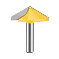 Woodworking Milling Cutter 8mm Shank V Flute Bit Carbide End Mill With Multiple Angle Options for Various Wood Materials