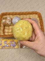 Crunchy Potato Stress Ball Squishy Toy Non-Bounce Squeeze Ball Fidget Toy ASMR Sensory Stress Relief Toys for Kids  Adults Gift yellow