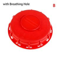 1Pcs with Gasket IBC Tank Lid Good Sealing for IBC Water Tank Water Liquid Tank Cap with Breathing Hole Plastic Red Cover