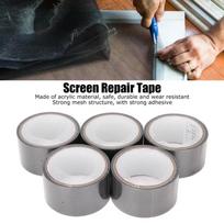 5pcs 50mm*2m Window Screen Repair Tape Waterproof Self Adhesive Mesh Tape Mesh Repair Tape  Repair