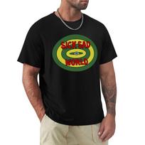 Sick Sad World Daria Logo Tshirt Minimalist Graphic Tee Shirt M black