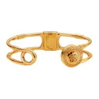 VERSACE Medusa Head Safety Pin Bracelet 1004985-1A00620-3J000 M auksinė