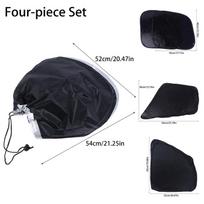 B737 B738 Cockpit Windows Sunshade Sun Blocking Uv Protection Sun Protection And Thermal Insulation Flight Simulator Accessories A1 black