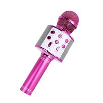 Kids Microphone For Singing, Wireless Bluetooth Karaoke Microphone For Adults, Toys For Girls Boys Gift For Birthday Party pink