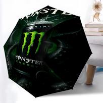 Printed Monster Energy LOGO Printed Folding Umbrella,Outdoor,Leisure,And Travel Umbrella,Durable Umbrella Fabric,Birthday And Holiday Gift Three-fold umbrella