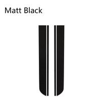 Car Hood Bonnet Stickers Head Stripe Decal For MINI Cooper One S JCW Countryman Clubman R55 R60 R61 F54 F55 F56 Car Accessories matinė juoda spalva