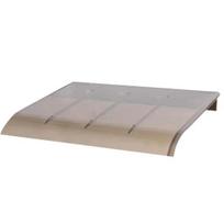 Nematomas baldakimas stogo lango durų baldakimo permatomas įėjimo tentų uždangalas, skirtas lauko balkono apsaugai 2pcs