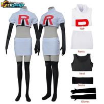 Anime Cosplay Kostiumas Suaugusiems Komanda Raketa Jessie Musashi James Kojirou Helovino Cosplay Kostiumas Pilnas Rinkinys Kostiumas M juoda