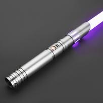 DamienSaber Force Heavy Dueling Light Saber Motion Control  Infinite Color Changing with 34 Sound Fonts Sensitive Smooth Swing 16 Sounds XRGB3.0