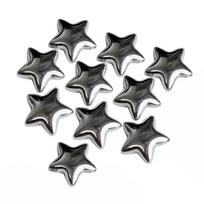 5/10 vnt. Sidabrinės žvaigždutės šaldytuvo magnetas Stiprus magnetas Šaldytuvo lipdukai Namų dekoravimas 2.4cm 10Pcs