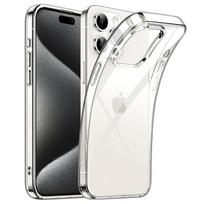 Originalus permatomas juodas silikoninis minkštas dėklas, skirtas iPhone 15 Pro Max Carcasa itin plonas dėklas, skirtas iPhone 14 13 12 Mini 11 Pro Max For iPhone 15 Pro gryna