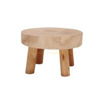 Plant Stand Flower Pot Holder,Planter,Display Potted Rack,Prevent The Floor Wet,End Table,Small Round Side Table top sale S beige
