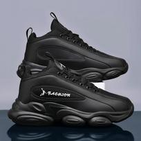 Kobe basketball shoes winter new shock-absorbing soft-soled sports shoes silent actual combat training shoes 43 black