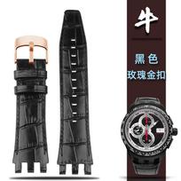 Swatch SVG Mechaninei laikrodžio apyrankei SVGK403/407 SVGB400 402 408 Odinis laikrodis su vyrišku 22 mm dirželiu 22mm black