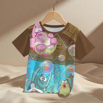 3D Print Cute cartoon Spongebobs Men Women Clothes Boy Girl Child TShirt Top Tee  Adult Children's Parent Child T shirts 160