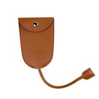 Unisex Leather Key Case For Car Key Wallet Pocket Key Holder Organizer Pouch Keys Organizer Large Capacity Zipper Key Case Bag brown
