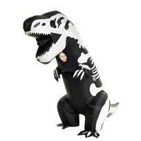 Pripučiamas Tyrannosaurus Rex kostiumas Helovinui, Cosplay Adult (160-195cm) black