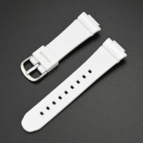 14mm Resin Watch Band for Casio BABY-G BGA-130/131/160/161 BGD-140/500/560 BGD-5000/5020 Women Colorful Glossy Strap Bracelet 14mm balta