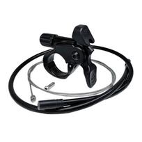 Alloys Mountain Bike Fork Remotes Control Levers for Enhances Stability and Simple Installation on Diverse Terrains black