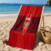 Arsenal Football Club Crest Beach Towel Microfiber Beach Towel, Lightweight and Quick-Dry, for Summer Travel, Swimming Pool Fan Birthday Gift 70cmx140cm(27x55inch)