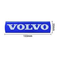 skirta Volvo XC40 XC90 V40 C30 S40 V90 V60 XC60 S80 S60 S90 V70 XC70 Priedai 3D metalinis Vairo lipdukas grotelės Lipdukai white