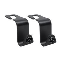 2 vnt. automobilio interjero galvos atramos kabliukai Pakaba Anglies pluošto kabliukas Mercedes Benz AMG W205 C300 W203 W206 W108 W124 W126 W140 W168 W169 R3 gray