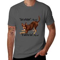 Get A Kelpie It Will Be Fun Tshirt Halloween Theme Tshirt XL black
