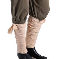 Medieval LARP SCA Viking Putties Leg Wraps With Clasps Vintage Mens Viking Pirate Costumes Cosplay Accessories One Size&Medieval Accessories beige