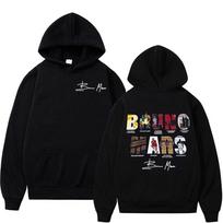 Bruno Mars The Romantic 2026 Album Cover Hoodies Men Women Fashion Hip Hop Streetwear Sweatshirt Fleece Cozy Oversized Pullovers S black