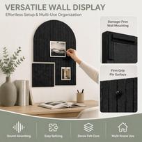 6 Pack 23.6x35.4in Arched Notice Board Pink Cork Board Alternative Photo Display Board  Wall Decor juoda