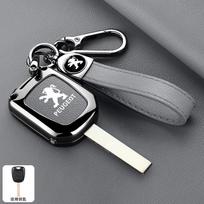 Cinko Lydinio Odinis Automobilio Nuotolinio Rakto Dėklas Dangtelis Peugeot 207 208 3008 206 308 508 2008 407 5008 301 Rakto Pakabuko Aksesuarai black