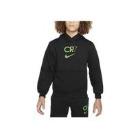 Nike CR7 serijos raidžių spaudinio patogus džemperis su gobtuvu Vaikams juodas FN8420-010 S black