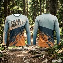 Men Breathable Off Road Enduro Motocross Mountain Bike MTB Jersey Cycling Top Quick Dry Sports Wear Athletic Fitness Top XXXL white