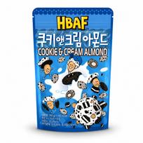 HBAF Pagardinti migdolai ir anakardžiai 170g/190g (35 skoniai) #Cookie & Cream Almond blue