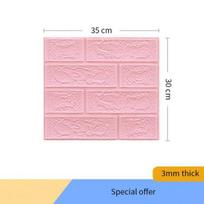 10vnt /20vnt 3D plytų sienų lipdukai Lipdukai tapetai dekoro putplasčiai vandeniui atsparūs sienų dangos tapetai gyvenamasis kambarys pasidaryk pats fonas 10 PCS