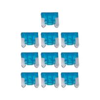 Audiophan Žemo profilio saugiklis 15A 10 vnt. rinkinys Low profile fuse 15A blue