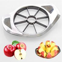 Stainless Steel Sturdy Sharp 8-Slice Apple Corer& Slicer Fruit Cutting Separator gray