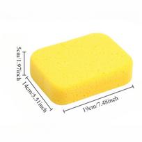 2/4Pcs Epoxy Color Sand Beauty Seam Floor Cleaning Sponge Wiper Special Marbles Wiper Car Clean Care for Construction Tool Red yellow