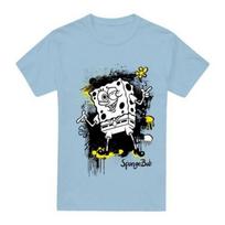 SpongeBob SquarePants Mens Ink Splatter T-Shirt XXXXXL
