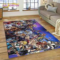 Final Fantasy serijos žaidimų animacinis kilimas-takelis miegamajam, svetainei, namų sofos dekoravimui, vaikų žaidimų didelis dekoratyvinis grindų kilimėlis 40x60cm( 15x23in ) gray