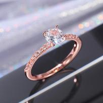 Luxury Ring Simple Light Luxury High-end Touch Jewelry Engagement Wedding Ring 13