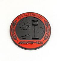 3D Metalo Medis Obelis 65/45mm Logotipo Emblema Lipdukas Automobilio Galinė Šoninė Ženklelis Aukštos Kokybės Automobilių Aksesuarai 45mm juoda/raudona