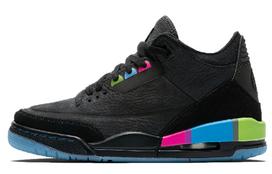 Jordan Air Jordan 3 Vintage Basketball Shoes GS AT9194-001 36 black