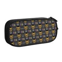 FNAF At Freddys Pencil Cases Lovely  Cartoon Pen Box Bag Student Large Storage Students School Gift Pencil Pouch 21x10.5x5cm gray
