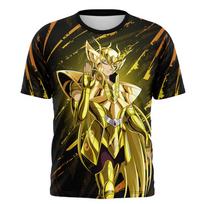 Anime Saint Seiya Zodiako Riteriai Cosplay 3D Marškinėliai Madingi Unisex Marškinėliai Gatvės Asmenybės Viršutiniai Drabužiai Vasaros Drabužiai 150 black