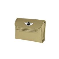 Car Logo Tissue Box Napkin Holder Case Paper Towel Storage Bag For MINI Cooper S JCW WORKS R55 R56 F55 F56 R57 R58 R59 R60 R50 beige